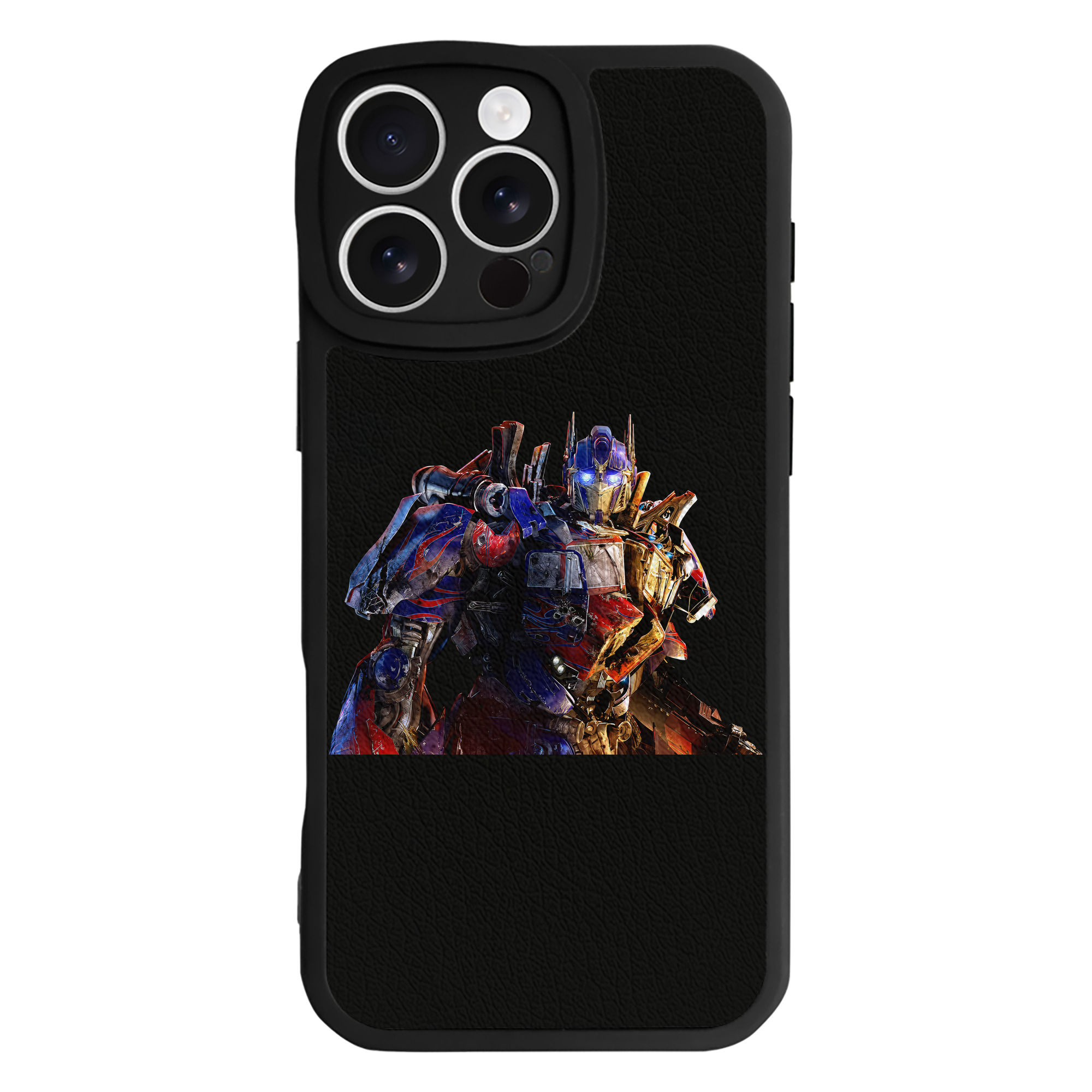 （画像用） Transformers トランスフォーマー 【iPhone 16シリーズ対応】シリコンスマホケース（レザー調） 材質：シリコン
